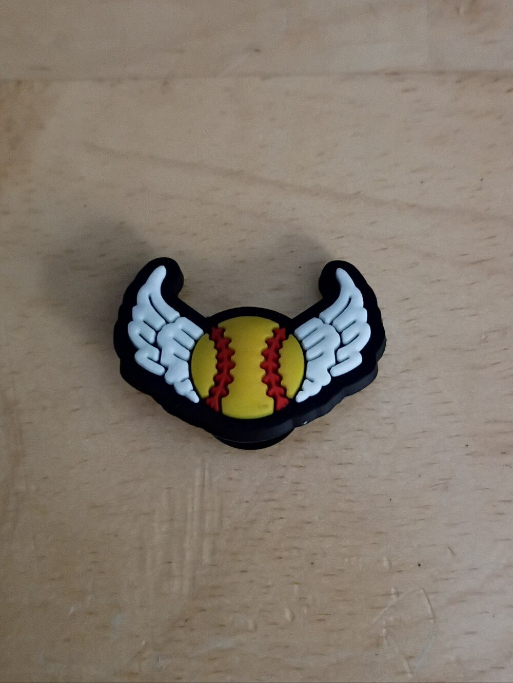 10 for $10 Jibbitz Croc Charms - Softball w/ Wings 6 - Sports - New Shoe Charm